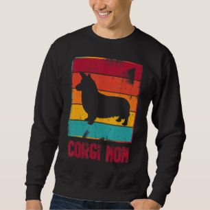 Sudadera Retro Corgi Madre Dueña Madre Mascota Mamá Perro