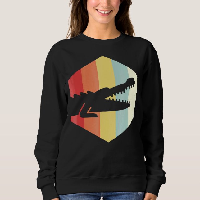 Sudadera Retro Crocodile (Anverso)