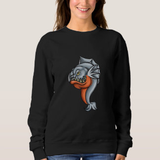 Sudadera Retro Dabbing Piranha