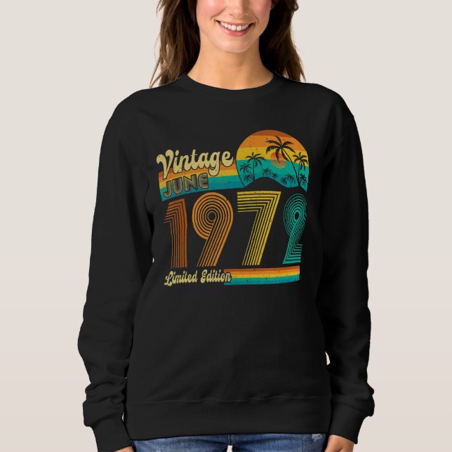 Sudadera Retro de 50 años de edad de 1972 (Anverso)