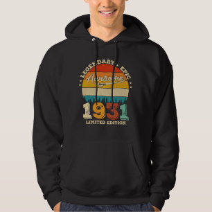 Sudadera Retro de 94 años alucinante regalo de cumpleaños n