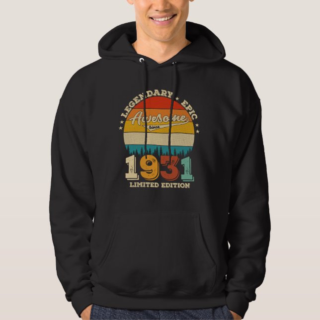 Sudadera Retro de 94 años alucinante regalo de cumpleaños n (Anverso)