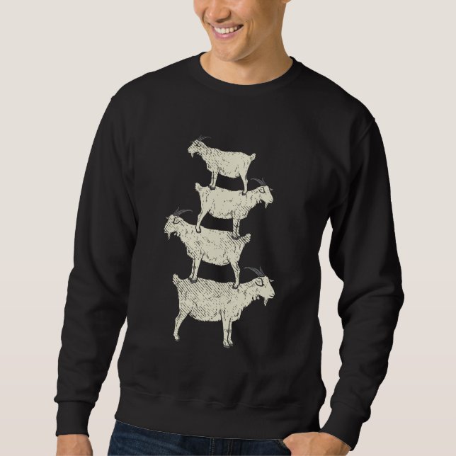 Sudadera Retro de Cabra (Anverso)