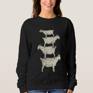 Sudadera Retro de Cabra