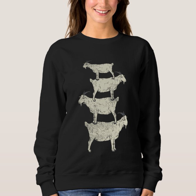 Sudadera Retro de Cabra (Anverso)