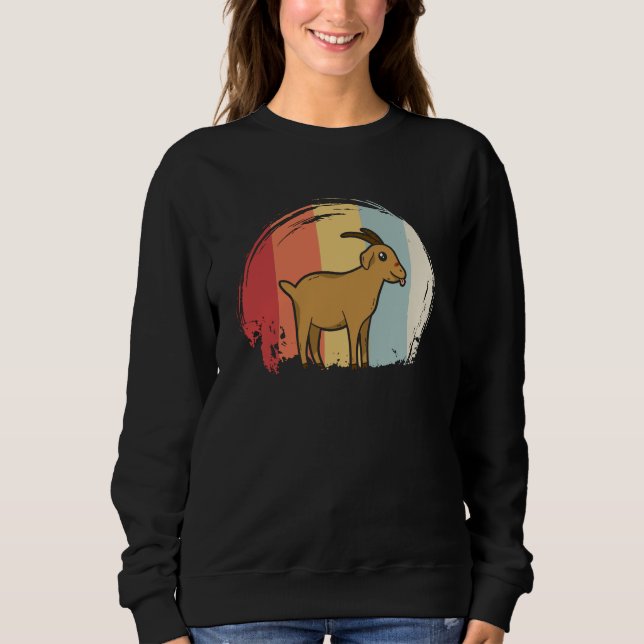 Sudadera Retro de cabra (Anverso)