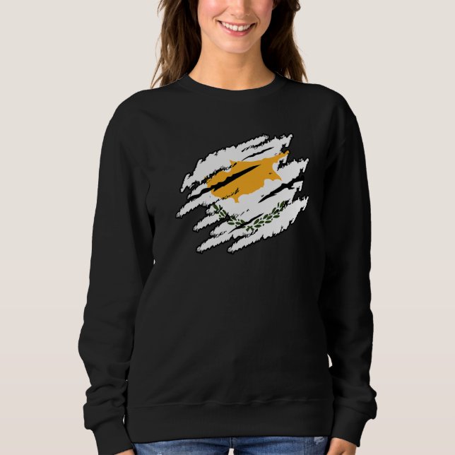 Sudadera Retro de Chipre (Anverso)