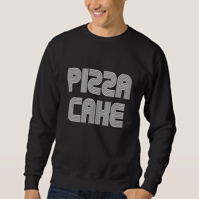 Sudadera Retro de comida de pasteles de los años 70 (Anverso)