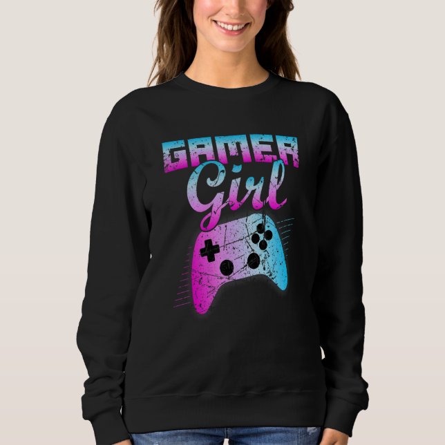 Sudadera Retro de controlador de videojuegos Guay para Chic (Anverso)