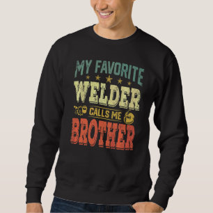 Sudadera Retro de cosecha masculina mi soldador favorito me