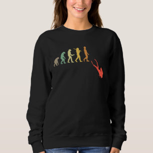 Sudadera Retro De Evolución De Buceo Para Los Buceadores 1