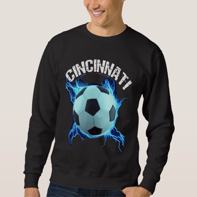 Sudadera Retro de fútbol de Cincinnati (Anverso)