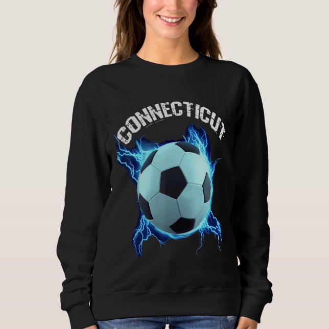 Sudadera Retro de fútbol de Connecticut (Anverso)