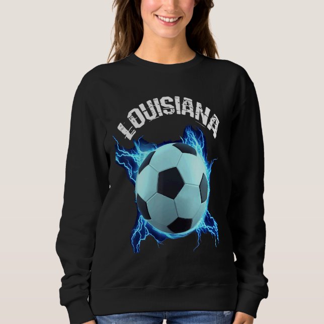 Sudadera Retro de fútbol de Luisiana (Anverso)