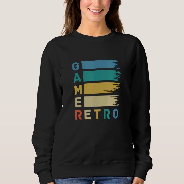 Sudadera Retro de gamer (Anverso)