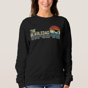 Sudadera Retro De La Vintage El Perro Beagle Papá Mascota S