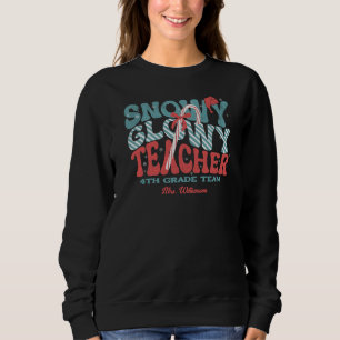 Sudadera Retro de Navidades de profesores relucientes