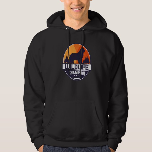Sudadera Retro de perro de Terranova 6 (Anverso)