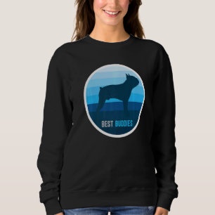 Sudadera Retro de Perro Terrier de Boston 1