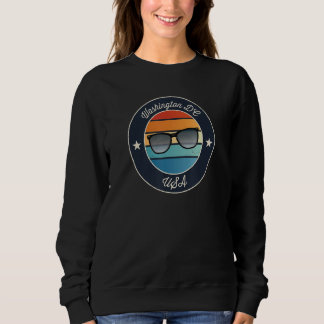 Sudadera Retro de Sunset Souvenir de Washington DC