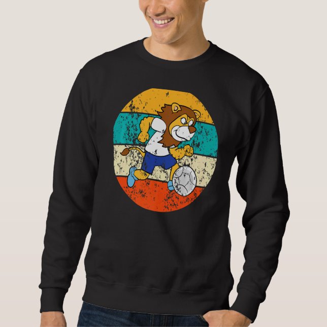 Sudadera Retro de venado de león (Anverso)