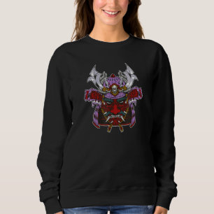 Sudadera Retro Demon Japón Máscara Samurai Hannya Kanji Oni