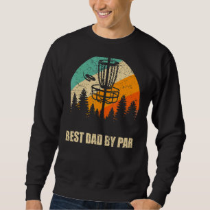 Sudadera Retro Disk Golf Best Dad Sunset Vintage Frisbee G