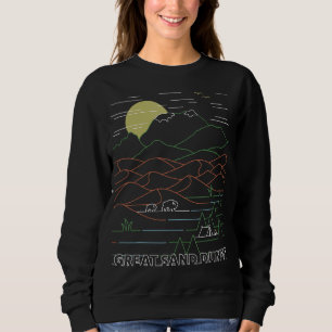 Sudadera Retro diurno Gran arena Dunas Parque Nacional Colo