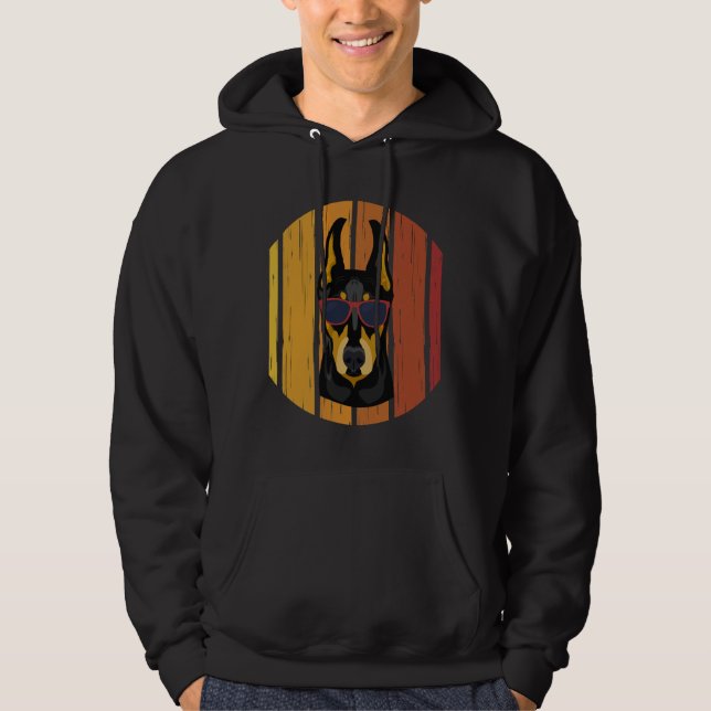 Sudadera Retro Doberman (Anverso)