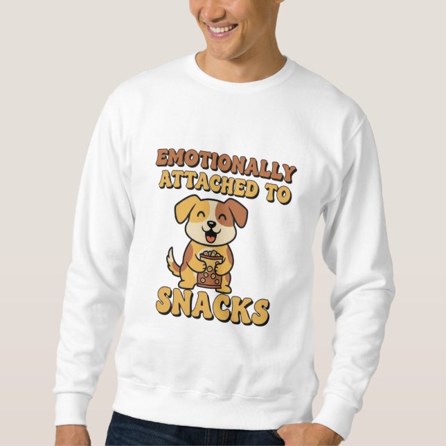 Sudadera Retro Dog Emotionally Attached Men’s Sweatshirt (Anverso)