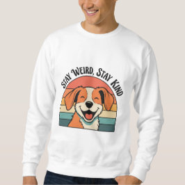 Sudadera Retro Dog Kind Message Men’s Sweatshirt