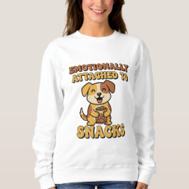 Sudadera Retro Dog Snack Attachment Women’s Sweatshirt
