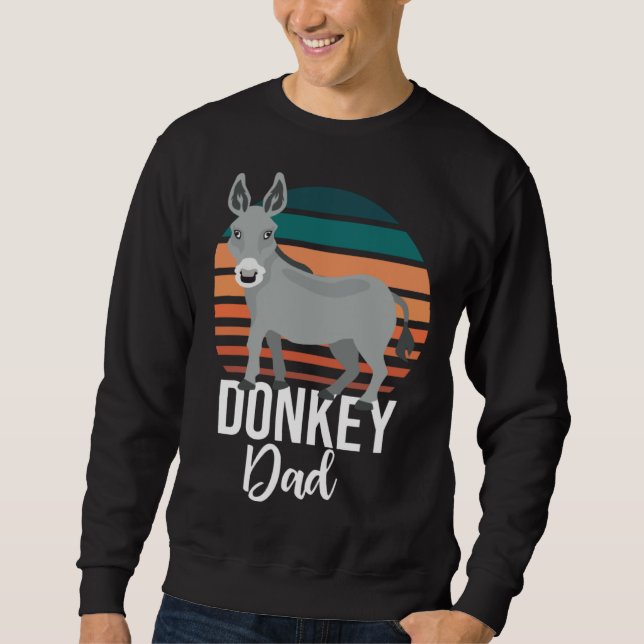 Sudadera Retro Donkey Dad Donkey  Animal Farm (Anverso)