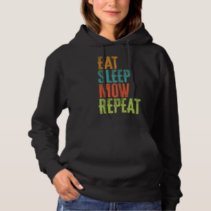 Sudadera Retro Eat Sleep MOW Repetir Lawrence Mower Grass G