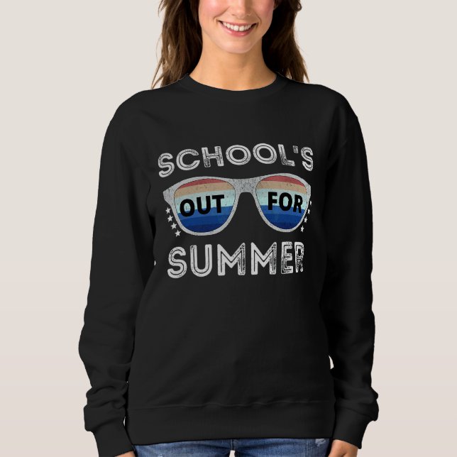 Sudadera Retro El Último Día De La Escuela Guay Estudiantes (Anverso)