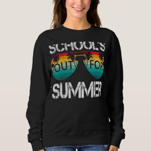 Sudadera Retro El Último Día De Las Escuelas En Verano
