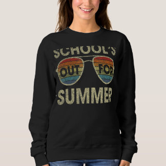 Sudadera Retro El Último Día De Las Escuelas En Verano