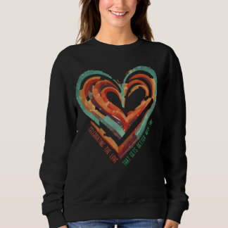 Sudadera Retro en forma de corazón