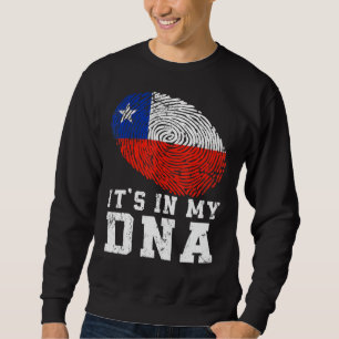 Sudadera Retro en mi baile patriótico bandera de Chile