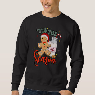 Sudadera Retro Es La Temporada Galleta De Jengibre Y Leche 