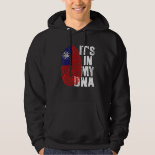 Sudadera Retro Está En Mi ADN Taiwan Huella Dactilar Taiwan