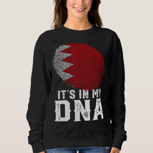 Sudadera Retro está en mi bandera de Bahréin con huellas de