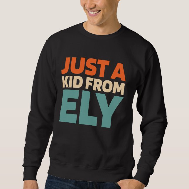 Sudadera Retro Estadounidense Ciudad Estadounidense Solo Un (Anverso)