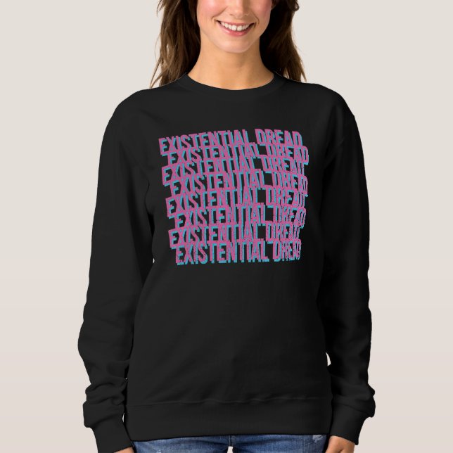 Sudadera Retro estético de ropa de calle con eslóganes de h (Anverso)