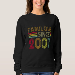 Sudadera Retro Fabuloso 2007 Editon 15th Bday de 15 años