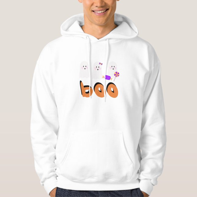 Sudadera Retro Fantasma Duende Otoño  (Anverso)