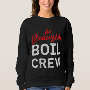 Sudadera Retro Festival Cajun de la tripulación de pesca