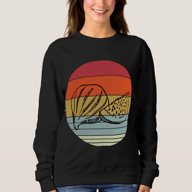 Sudadera Retro Fig Design Planta de higos vegetarianos (Anverso)