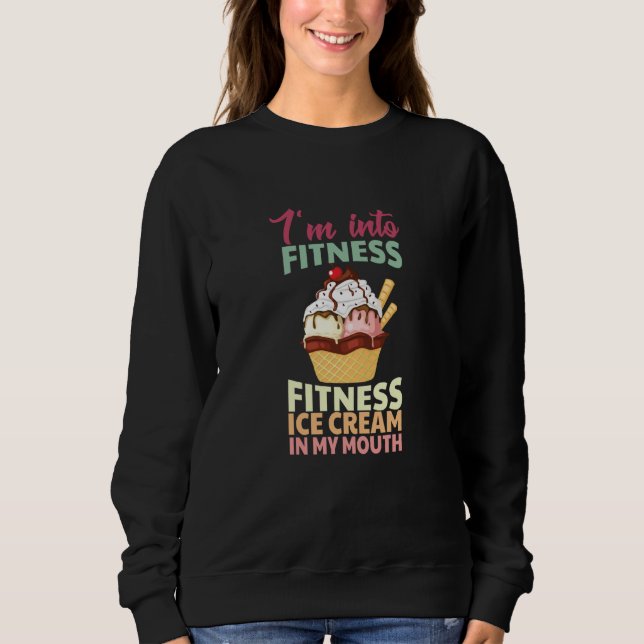 Sudadera Retro Fitness Expert Ice Cream Gym  Fitness Ice Cr (Anverso)