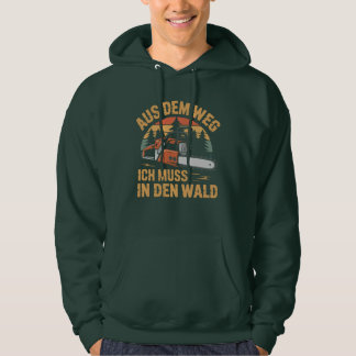 Sudadera Retro Forest Adventure Chainsaw Graphic